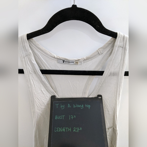 T BY ALEXANDER WANG light grey tank top (sz S) - Picture 4 of 4